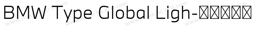 BMW Type Global Ligh字体转换